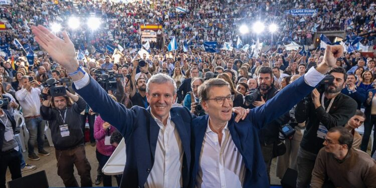 Feijóo erige a Rueda en «la respuesta que no quiere» oír Sánchez el 18F