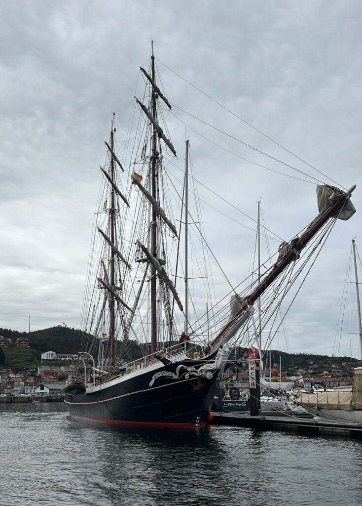 "Morgenster", una maravilla a vela en aguas de Baiona