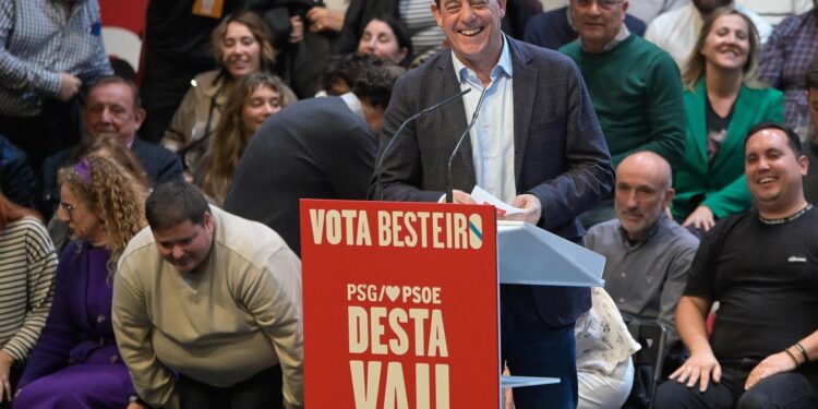 Besteiro: «Quedan tres días para despertar en una nueva Galicia»