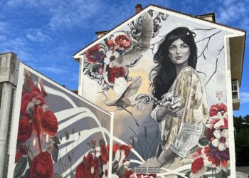 Medalla de plata mundial para Lula Goce con su mural «A dona do Esteiro»