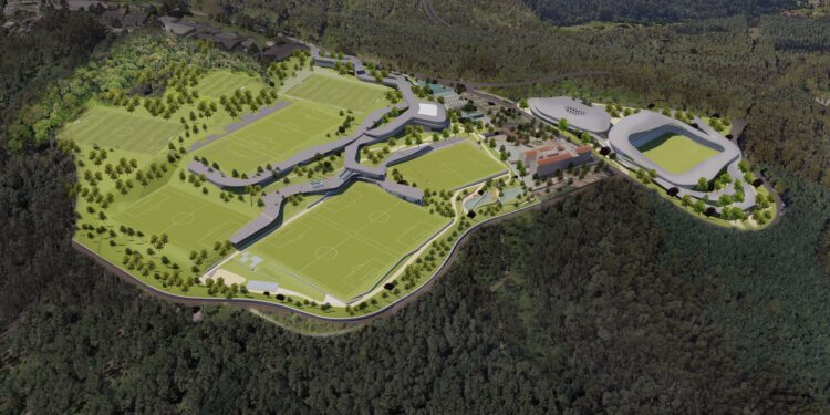 La Ciudad Deportiva del Celta, en jaque por un informe de la Confederación Hidrográfica Miño-Sil