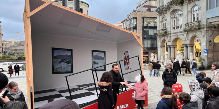 La borrasca «Nelson» provoca otra cancelación en el centro de Vigo: nuevo escenario para la magia