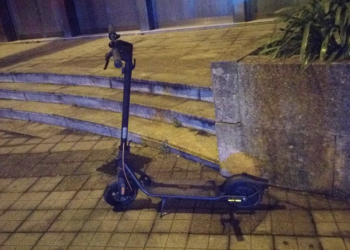 Interceptado en Vigo por circular drogado con un patinete eléctrico
