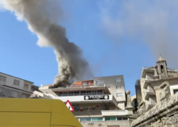 Alarma en A Guarda por un incendio en una vivienda