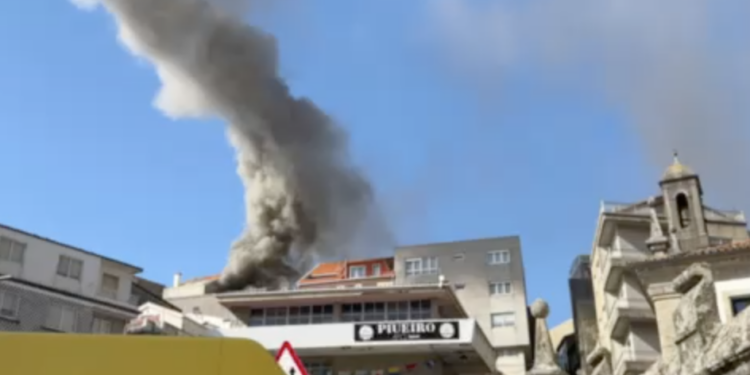 Alarma en A Guarda por un incendio en una vivienda
