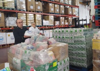 Vigo sigue siendo solidario: dona 1,9 millones de kilos de comida al Banco de Alimentos