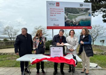 Concello y Diputación, unidos en la humanización de la Avenida de Samil