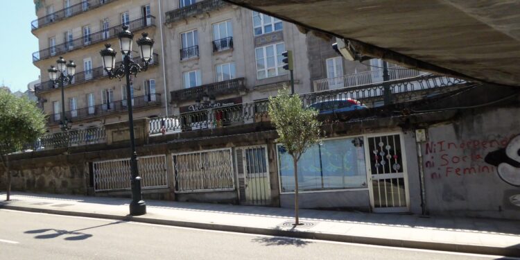 Rúa Alfonso XIII antes del túnel