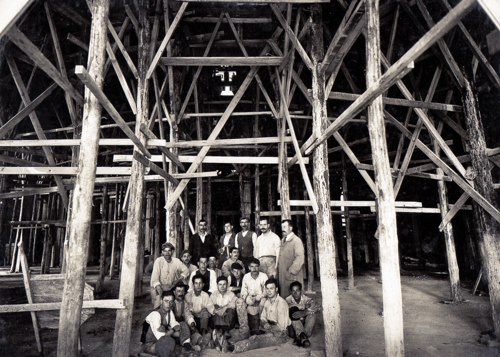 construcción Teatro García Barbón historica