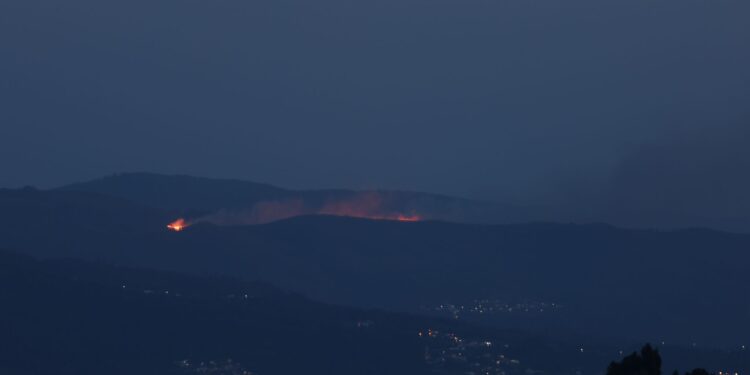 Incendios en Portugal en marzo: varios focos y llamas visibles desde Puxeiros