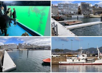 Nace el pantalán de la cultura marítima en Vigo: barcos históricos y visores submarinos