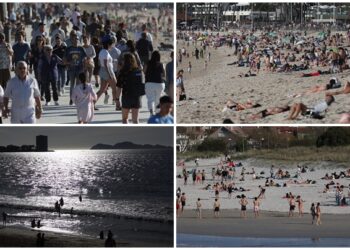 Playas y paseos de la ría, abarrotados: ¿último día de sol esta Semana Santa en Vigo?