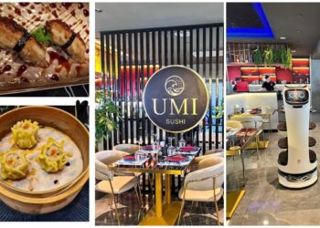 Umi Sushi aterriza en el centro de Vigo con vistas a la ría: robot, menú sin fin y «templo» del ramen