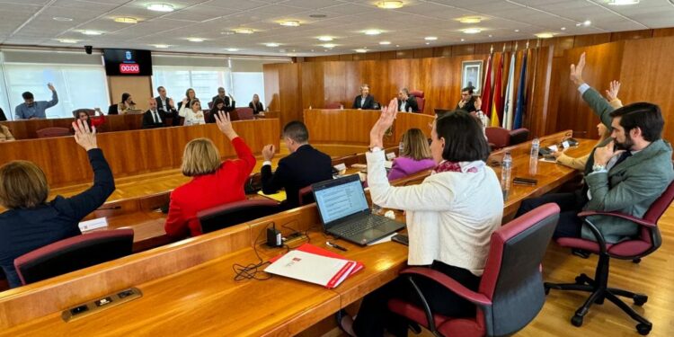 El pleno de Vigo insta a la Xunta a financiar vuelos desde Peinador