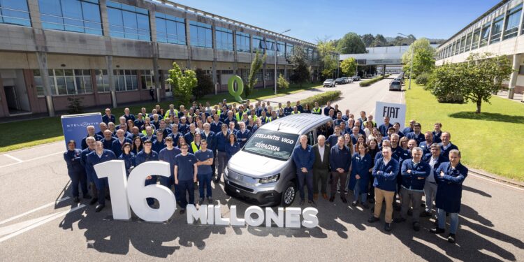 El vehículo 16 millones de Stellantis Vigo es un Fiat E-Dobló