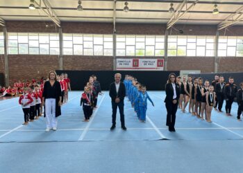 Luisa Sánchez felicita na ETEA aos gañadores de Ximnasia Acrobática e Taekwondo