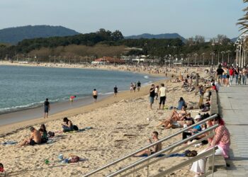 Vigo olvida bajo el sol el semestre más lluvioso de los últimos años