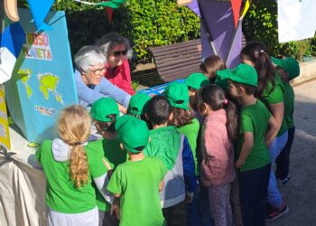 Máis dun milleiro de escolares participan na Alameda no proxecto Espallar Tinta