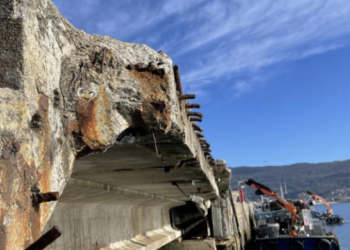 Licitadas por 650.900 euros las obras de rehabilitación del muelle mejillonero de Moaña