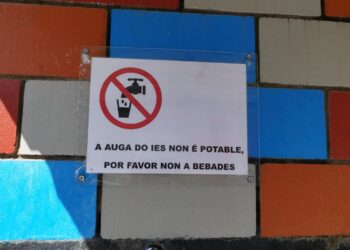 El instituto de Beade, sin agua potable desde hace medio año
