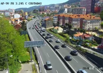 Corte de la AP-9 en la salida de Vigo por una persona fallecida en la calzada