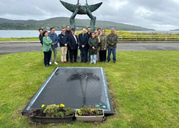 La delegación del Puerto de Vigo participa en Irlanda en un homenaje a los marineros fallecidos en aguas del Gran Sol