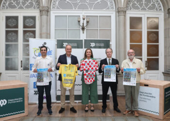 A Deputación apoia a Volta Ciclista ao Baixo Miño patrocinando o seu maillot de montaña