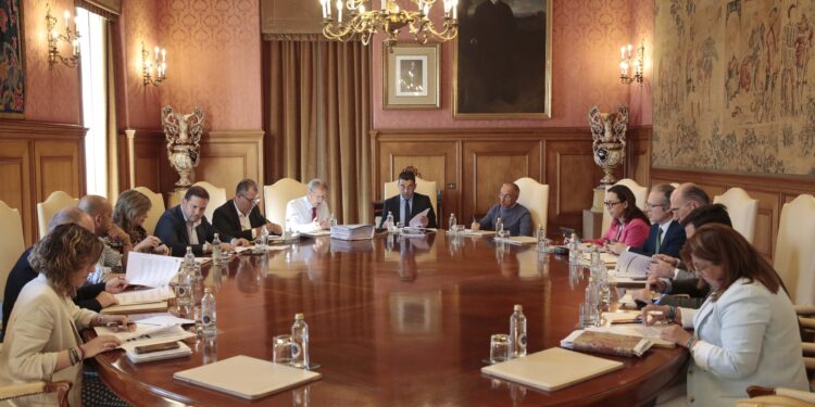 El presidente de la Diputación de Pontevedra, Luis López