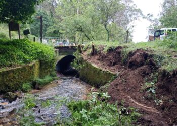 Comezan as obras de construcción da ponte sobre o río Cotarel