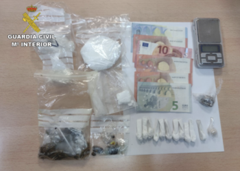 Detenida una vecina de Moaña con 620 dosis de cocaína