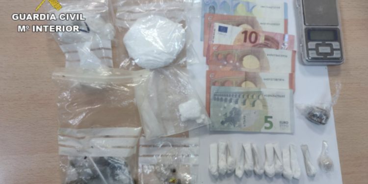 Detenida una vecina de Moaña con 620 dosis de cocaína