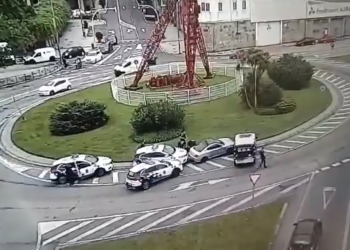 Así fue la detención del joven que escapó de la Policía Local tras una espectacular persecución por las calles de Vigo