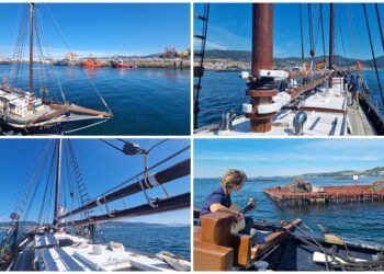 «Evangelina» o cómo disfrutar del «escenario de la ría» a bordo de una goleta tradicional