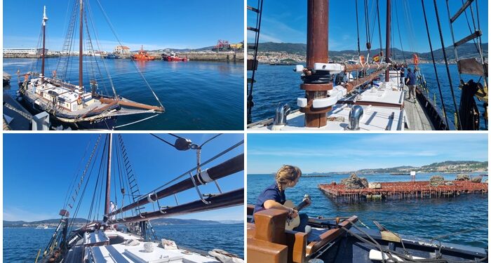 «Evangelina» o cómo disfrutar del «escenario de la ría» a bordo de una goleta tradicional