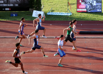 Antía Pernas (Lucus) y Pablo Tomé (RC Celta), los más veloces del Cidade de Vigo