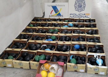 Melones sin pulpa rellenos de cocaína: la Policía interviene más de 1.000 kilos ocultos en zumos y fruta