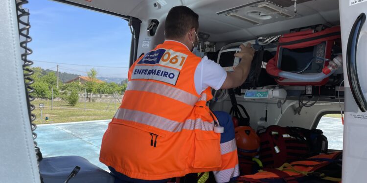 Herida una joven tras salirse de la vía y caer por un desnivel de más de 10 metros
