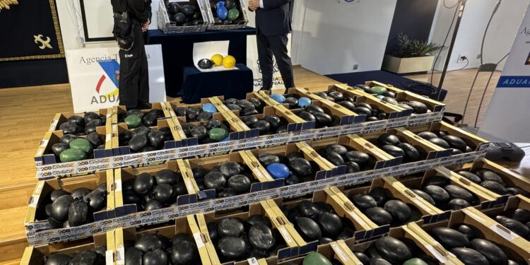 Los melones rellenos de cocaína iban a ser distribuidos por una red de narcotráfico gallega