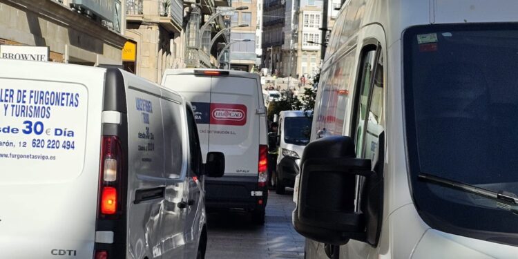 Invasión de las zonas peatonales