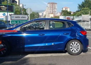 Herido grave un motorista tras un accidente en la Avenida Europa