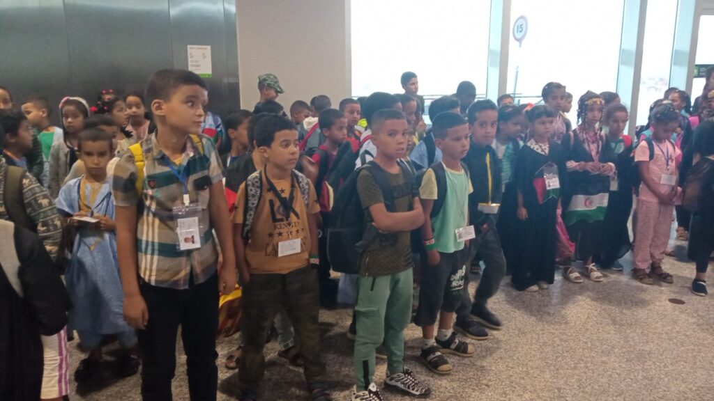 niños refugiados campamento saharaui