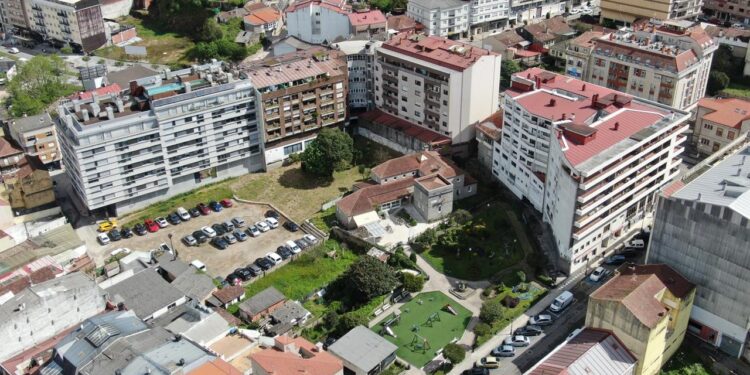O Porriño avanza na creación dunha gran zona verde do centro urbano