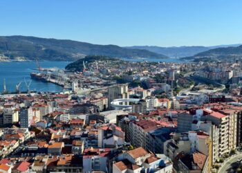 Vista general de Vigo