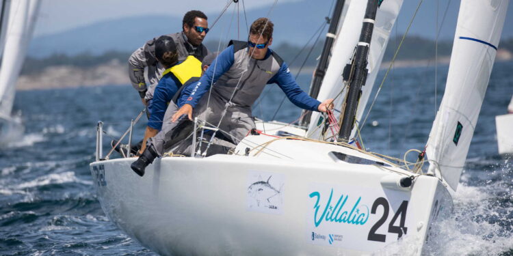 Turno en aguas gallegas para la Copa de España Sailway de J70
