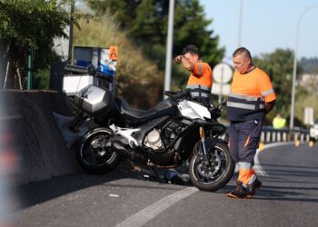 Muere un vecino de Vigo en un accidente de moto en la AP9