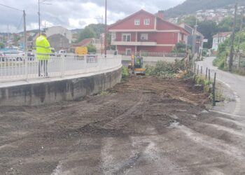 Arrancan las obras de otro aparcamiento en la Avenida de Galicia para 17 plazas