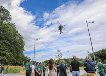 Prueba pionera en Zona Franca: vuelo simultáneo de drones y aeronaves tripuladas