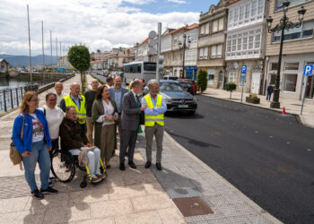 La renovada travesía de Baiona, a punto para el inicio de verano