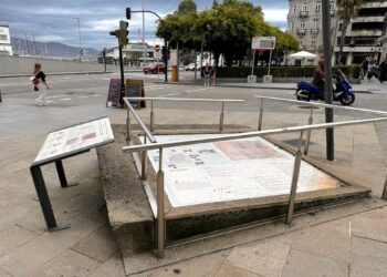La muralla de Vigo sigue escondida