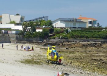 Fallece un buzo en una playa de Vigo